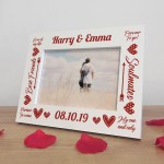 Photo Frame Gift For Valentines Anniversary Gift Personalised