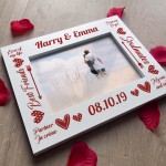 Photo Frame Gift For Valentines Anniversary Gift Personalised