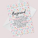 Special Boyfriend Valentine's Day Card, Card For Valentines Day