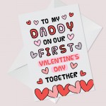 To My Daddy On Our First Valentine's Day, Valentine's Day Card