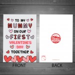 To My Mummy On Our First Valentine's Day, Valentine's Day Card