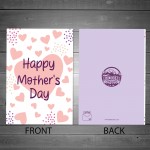 Happy Mothers Day Card For Mum Nan Nanny Nanna Grandma Card