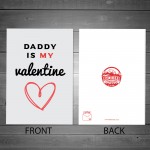 Valentines Card For Daddy Is My Valentine Daddy Cards