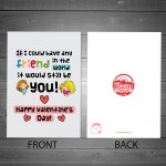 Valentines Day Card For Best Friend Friend Card For Valentines