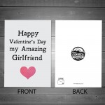 Happy Valentines Day Card For Amazing Girlfriend