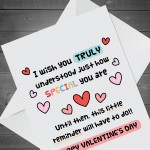 Romantic Valentines Day Card, Valentines Day Card For Him Her