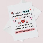 Romantic Valentines Day Card, Valentines Day Card For Him Her