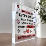 Funny Gift For Boyfriend Girlfriend Husband Wife Acrylic Block