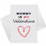 Valentines Day Card For Mummy From Daughter Son Mummy Valentines