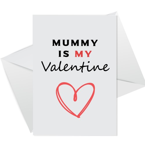 Valentines Day Card For Mummy From Daughter Son Mummy Valentines