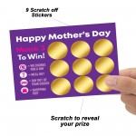 Surprise Mothers Day Gift Mother's Day Scratch Card for Mum Card