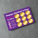 Surprise Mothers Day Gift Mother's Day Scratch Card for Mum Card