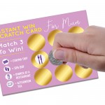 Mum Scratch Card Surprise Birthday Gift Mum Mothers Day Gifts