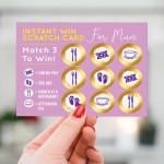 Mum Scratch Card Surprise Birthday Gift Mum Mothers Day Gifts