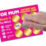 Surprise Scratch Card Gift Mum Mothers Day Christmas Birthday