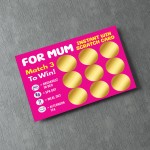 Surprise Scratch Card Gift Mum Mothers Day Christmas Birthday