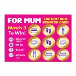 Mum Gift Surprise Scratch Card Gift Birthday Mothers Day