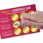 Surprise Scratch Card Gift For Mum For Birthday Mothers Day