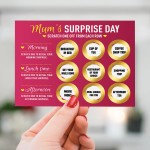 Surprise Scratch Card Gift For Mum For Birthday Mothers Day