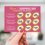 Mum Gift For Birthday Mothers Day Surprise Scratch Card