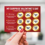 Valentines Day Scratch Card Suprise Gift For Him Her Men Women