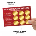 Valentines Day Scratch Card Suprise Gift For Him Her Men Women