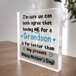 Funny Mothers Day Gift For Nanny Nan Grandma Gift From Grandson