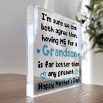 Funny Mothers Day Gift For Nanny Nan Grandma Gift From Grandson