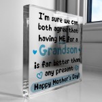 Funny Mothers Day Gift For Nanny Nan Grandma Gift From Grandson