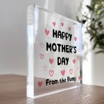 Happy Mothers Day from Bump - Acrylic Block