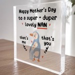 Happy Mothers Day Gift For Nan Cute Nan Gift From Granddaughter