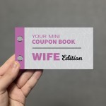 Wife Coupon Book Anniversary Valentines Gift For Wife Birthday