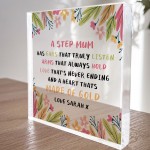 Personalised Stepmum Birthday Gifts Step Mum Presents