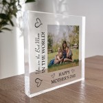 Mothers Day Gift For Mum Beautiful Personalised Photo Block