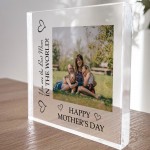 Mothers Day Gift For Mum Beautiful Personalised Photo Block