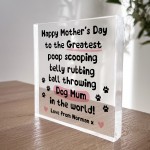 Funny Mothers Day Gift From Dog, Dog Mum Gift, Mothers Day Gift