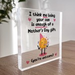 Funny Mothers Day Gift From Son Mothers Day Gifts Joke Gift