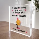 Funny Mothers Day Gift From Son Mothers Day Gifts Joke Gift