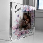 Personalised Mothers Day Birthday Gift For Mum Photo Block