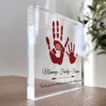 Personalised Gift For MUM On Mothers Day Birthday Handprint