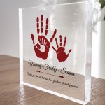 Personalised Gift For MUM On Mothers Day Birthday Handprint