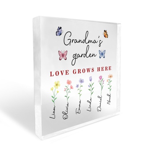 Gift For Grandma Granny Nanny Nan Mum Personalised Sign