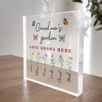 Gift For Grandma Granny Nanny Nan Mum Personalised Sign