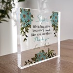 Friendship Gifts Acrylic Plaque Friendship Gift for Her Friends