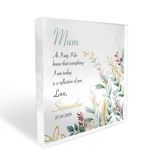 Gift For Mother Of The Bride Personalised Wedding Gift