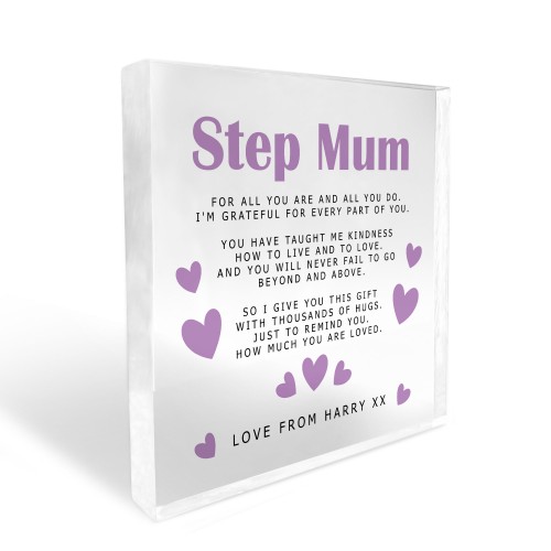 Step Mum Gifts Stepmum Birthday Personalised Gifts For Her