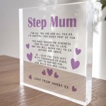 Step Mum Gifts Stepmum Birthday Personalised Gifts For Her