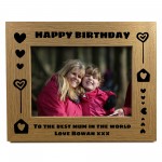 Personalised Birthday Gifts Mum 7x5 Photo Frame Mum Gifts 