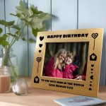 Personalised Birthday Gifts Mum 7x5 Photo Frame Mum Gifts 