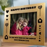 Personalised Birthday Gifts Mum 7x5 Photo Frame Mum Gifts 